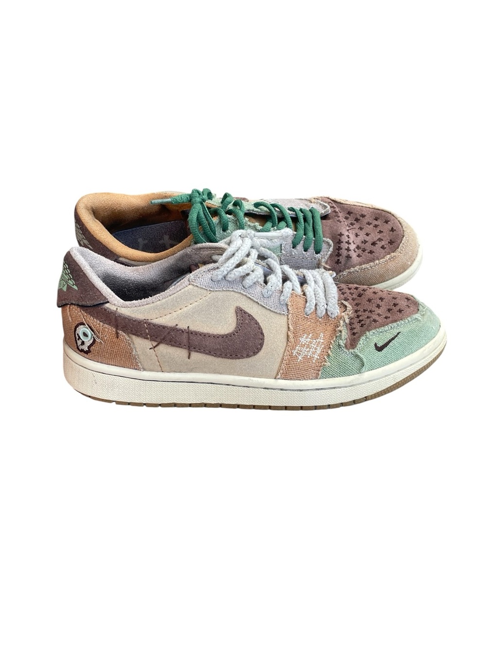 Jordan 1 Retro Low OG Zion Williamson Voodoo Size 8.5 Men’s, GUC